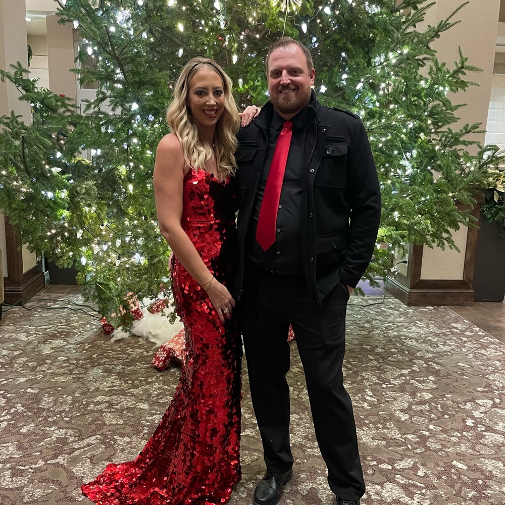 Windsor Medium Red Sequin Dress